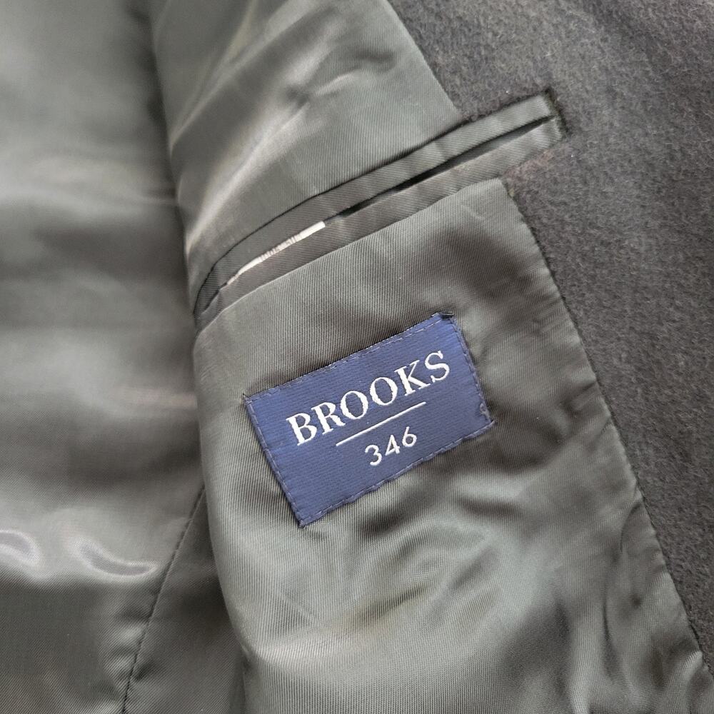Vintage Brooks Brothers 346 Green Blazer Men's Size 41 Reg - Picture 6 of 11